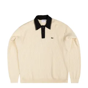 Lacoste French Made Polo Longsleeve White