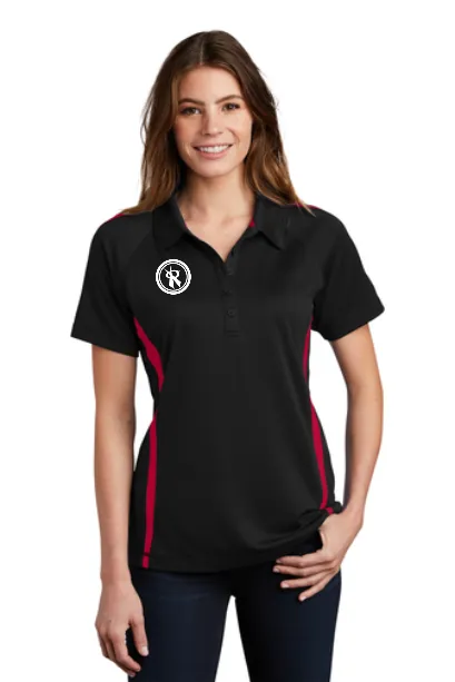 Ladies PosiCharge Micro-Mesh Colorblock Polo