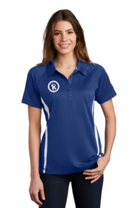 Ladies PosiCharge Micro-Mesh Colorblock Polo