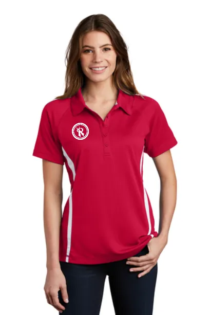 Ladies PosiCharge Micro-Mesh Colorblock Polo