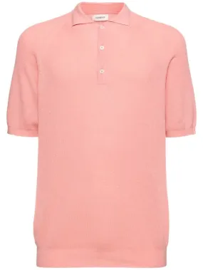 Laneus   Cotton knit s/s polo 