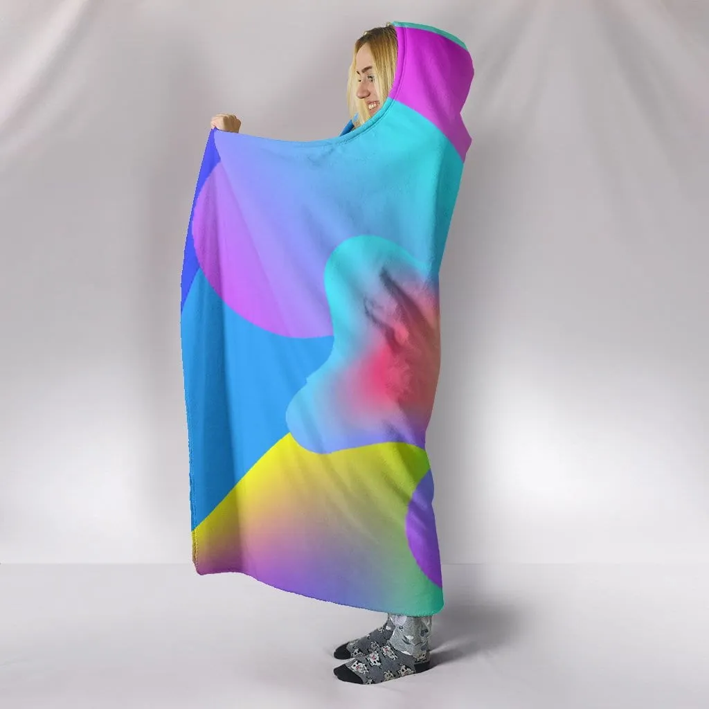 Lava Lamp Hooded Blanket