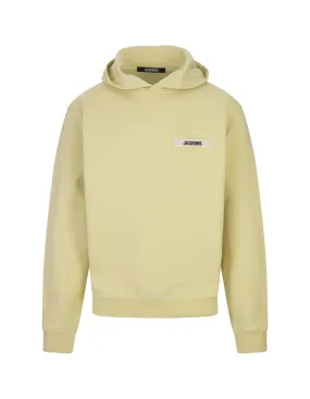 Le Hoodie Gros Grain In Light Yellow