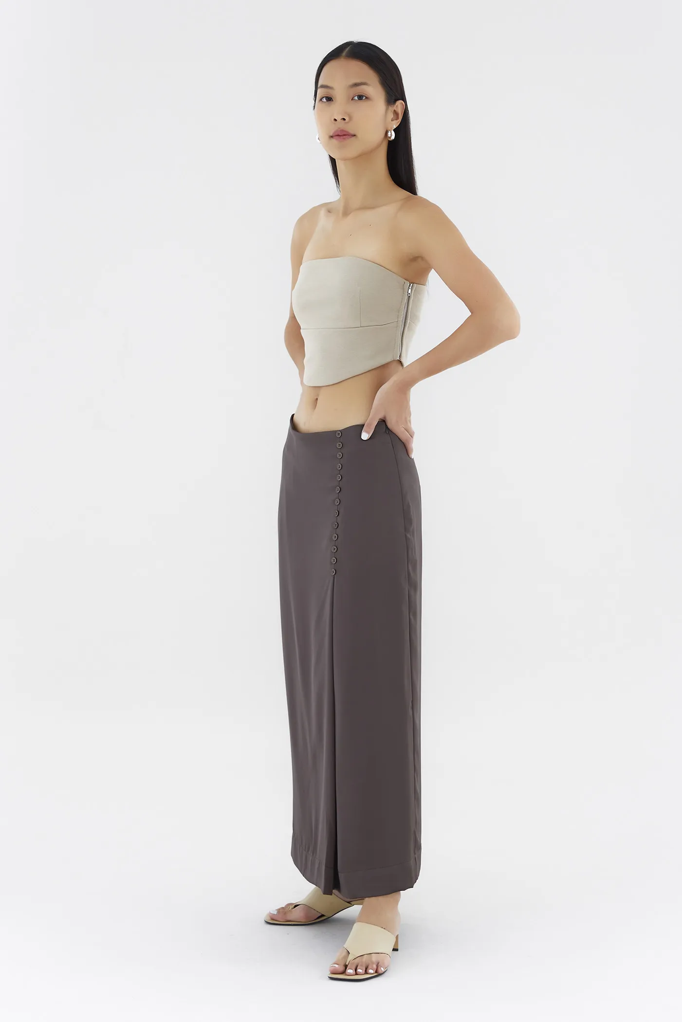 Maeve Mid-Rise Straight Skirt