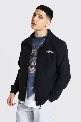 MAN Official Branded Woven Coach Jacket