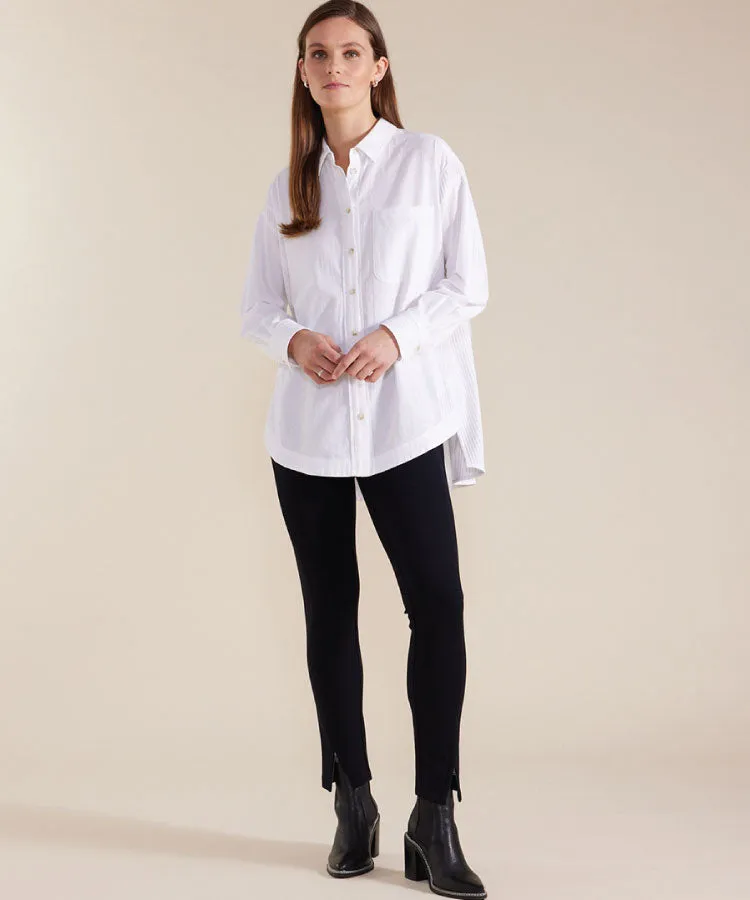 Marco Polo Relaxed Cotton Shirt - White