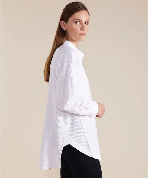 Marco Polo Relaxed Cotton Shirt - White