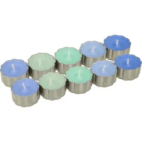 Meri Meri Blue & Green Tealight Candles