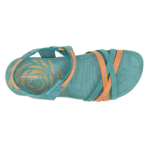 Merrell Terran Cross 3 Women's Leather Upper Walking Sandals - Mineral