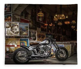 Motorcycle Painting - Blanket