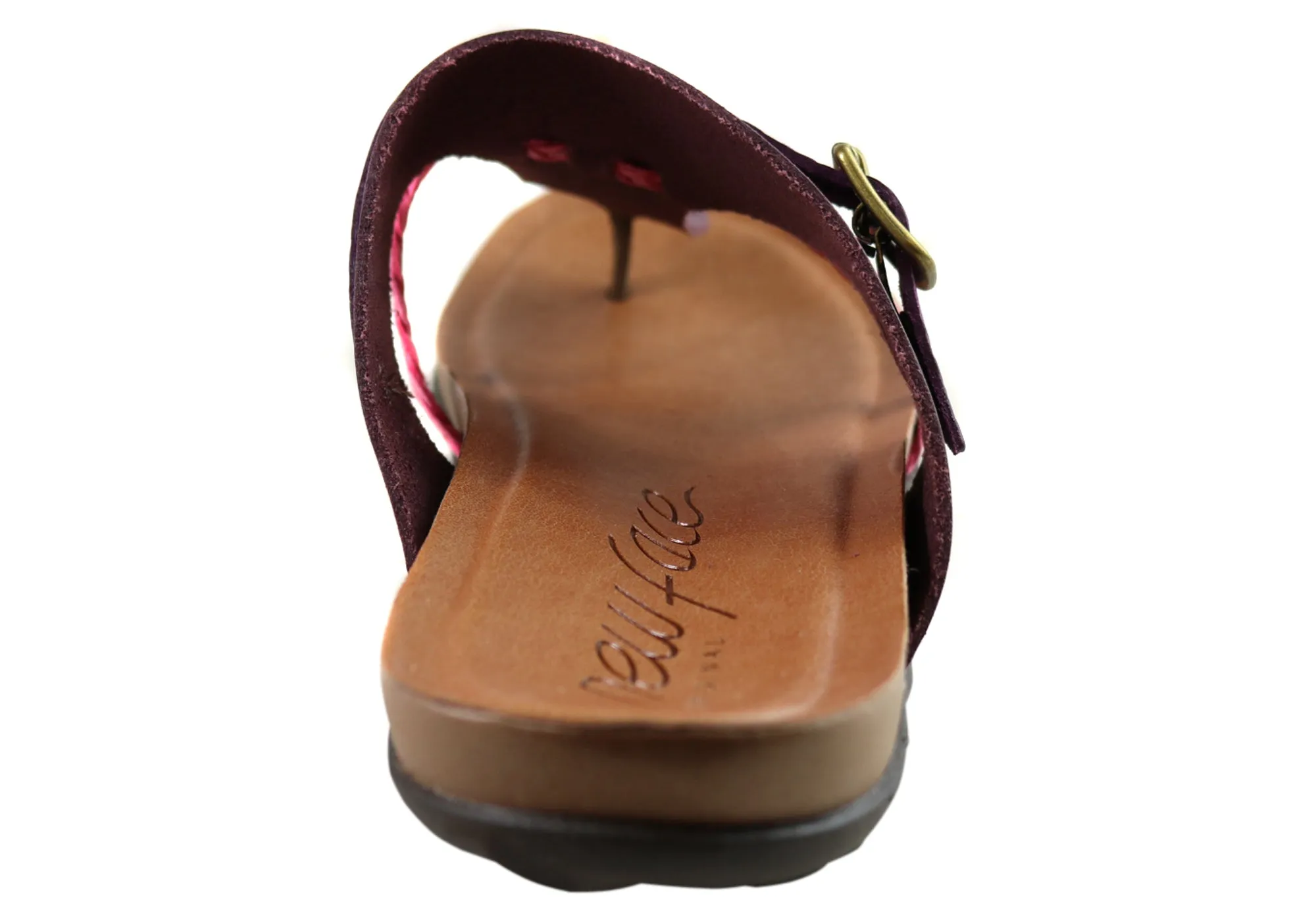 New Face Palms Womens Comfortable Leather Sandals Made In Brazil