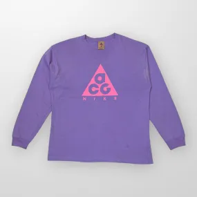 Nike ACG Crewneck LS T-Shirt In Purple