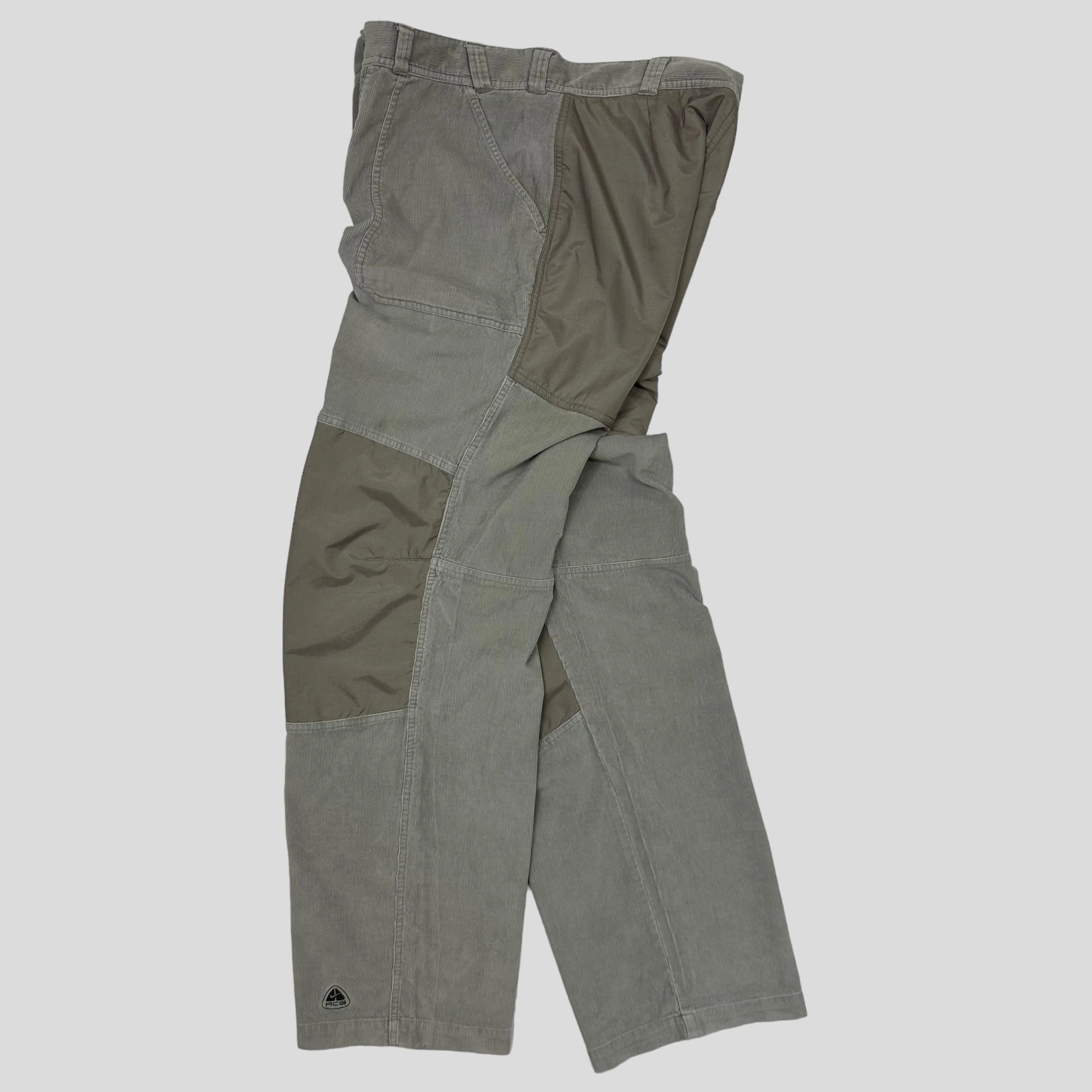 Nike ACG FW02 Cord and Nylon Panelled Cargos - 36