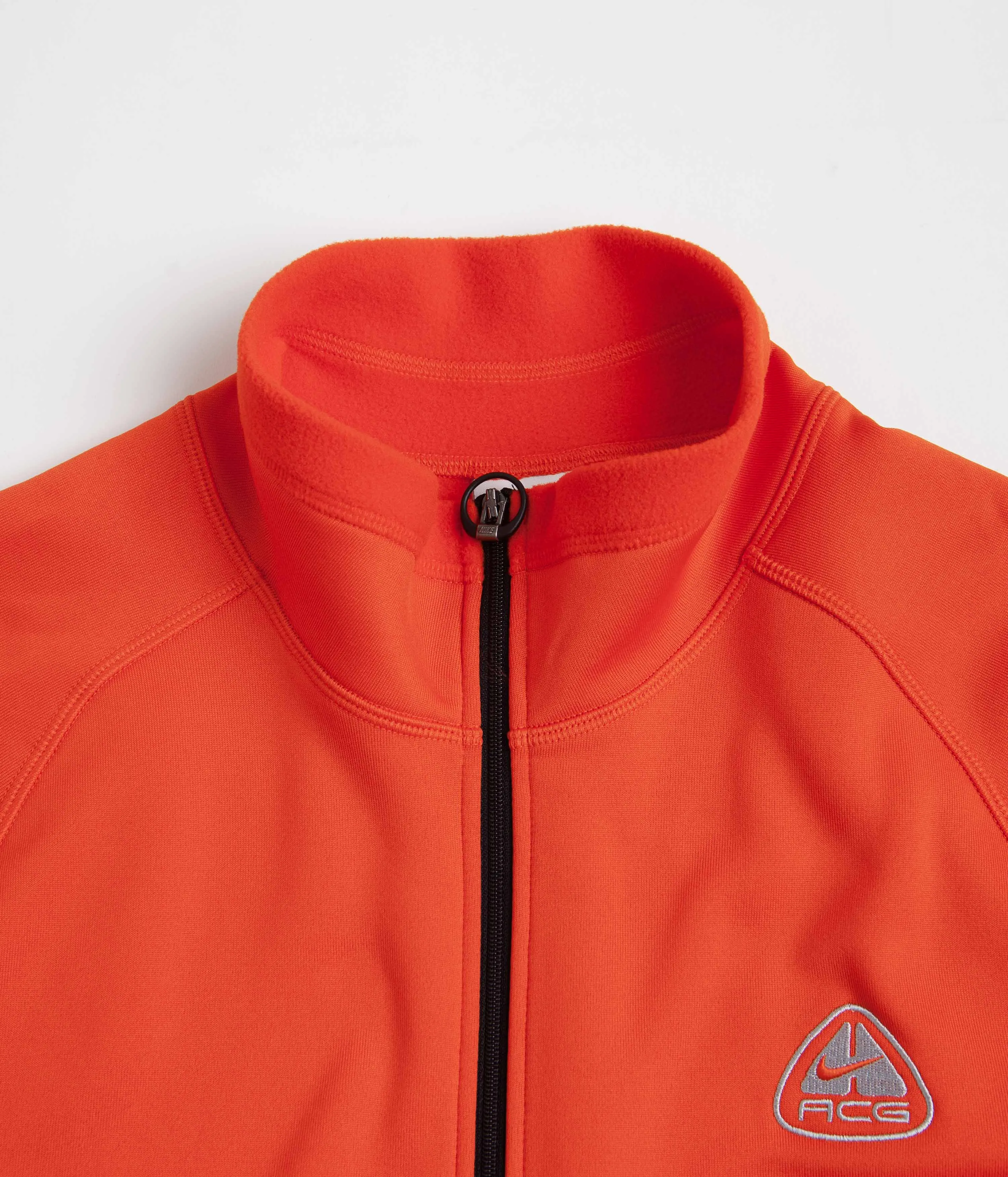 Nike ACG Oregon Series Polartec Zip Sweatshirt - Picante Red / Black / Wolf Grey