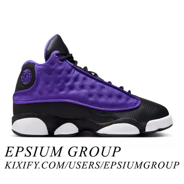 Nike Air Jordan 13 Retro GS (Purple Venom/ Black/ White)...