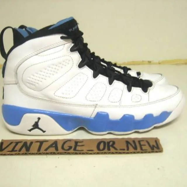 Nike Air Jordan IX 9 Powder Blue Retro GS 2010 sz 5Y coo...