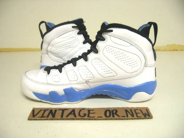 Nike Air Jordan IX 9 Powder Blue Retro GS 2010 sz 5Y coo...