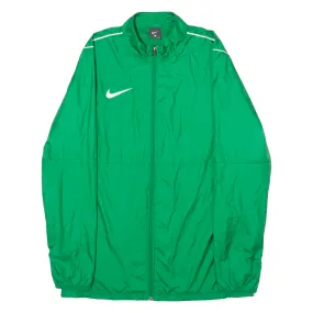 NIKE Mens Windbreaker Jacket Green M