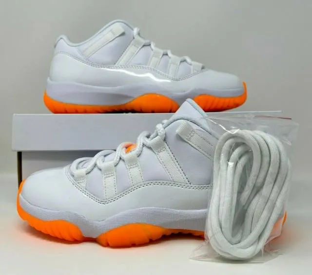 Nike WMNS Air Jordan Retro XI 11 Low Bright Citrus 2021 ...