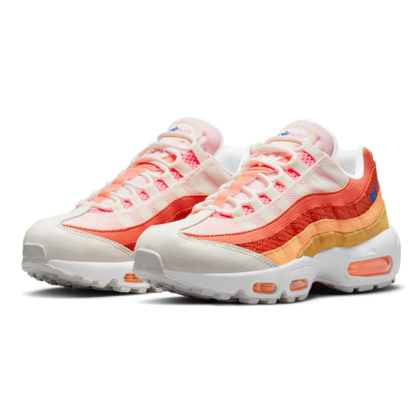 Nike WMNS Air Max 95 Camp Fire Orange Racer Blue Sail