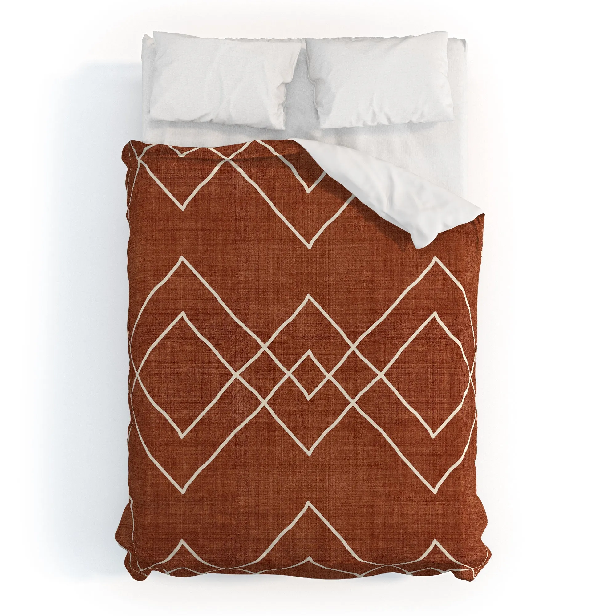 Nudo Rust Duvet Cover &/or Bed in a Bag Set (DS) DD