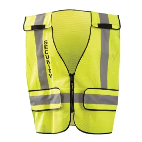 Occunomix Class 2 Hi Vis Yellow Security Public Safety DOR Mesh Vest LUX-PSSE-DOR