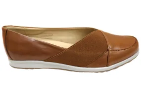 Opananken Tatum Womens Comfortable Brazilian Leather Flats Shoes