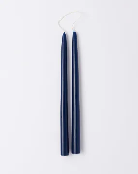 Pair of 12 Taper Candles in Midnight