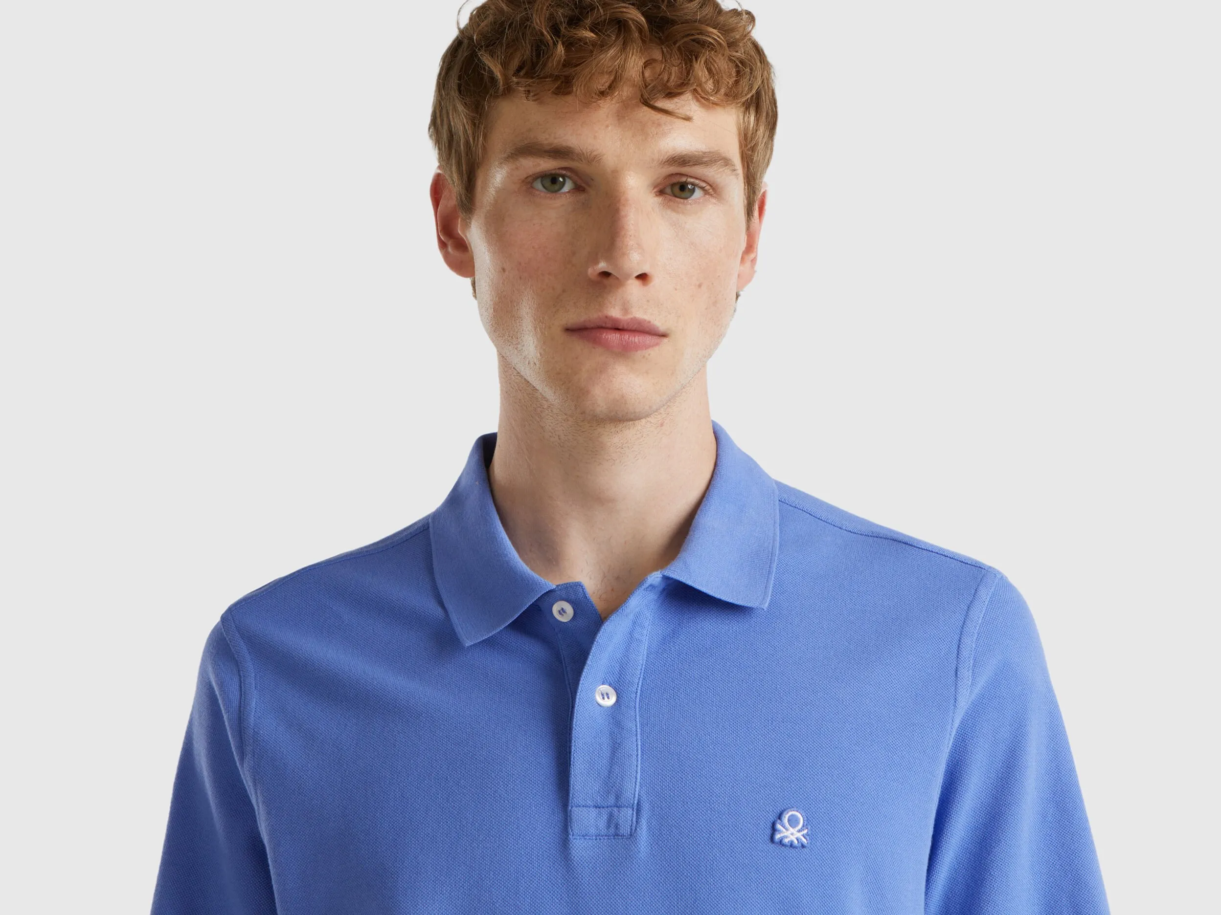 Periwinkle regular fit polo - Periwinkle | Benetton