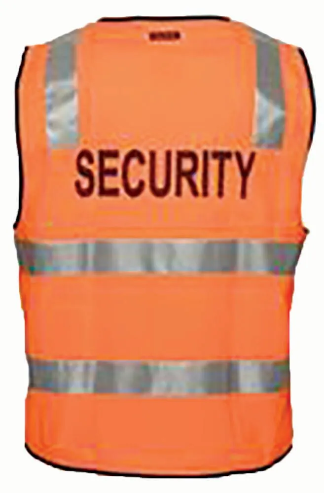 PORTWEST MZ108ORRS Vest - Day/Night Zip Security - Orange - Small