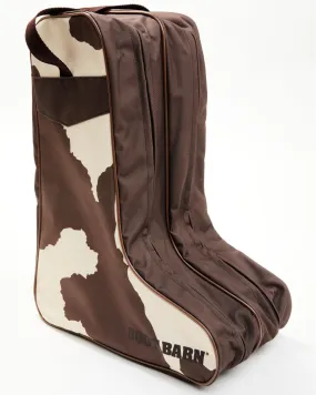 Product Name:  Boot Barn Cow Print Boot Bag