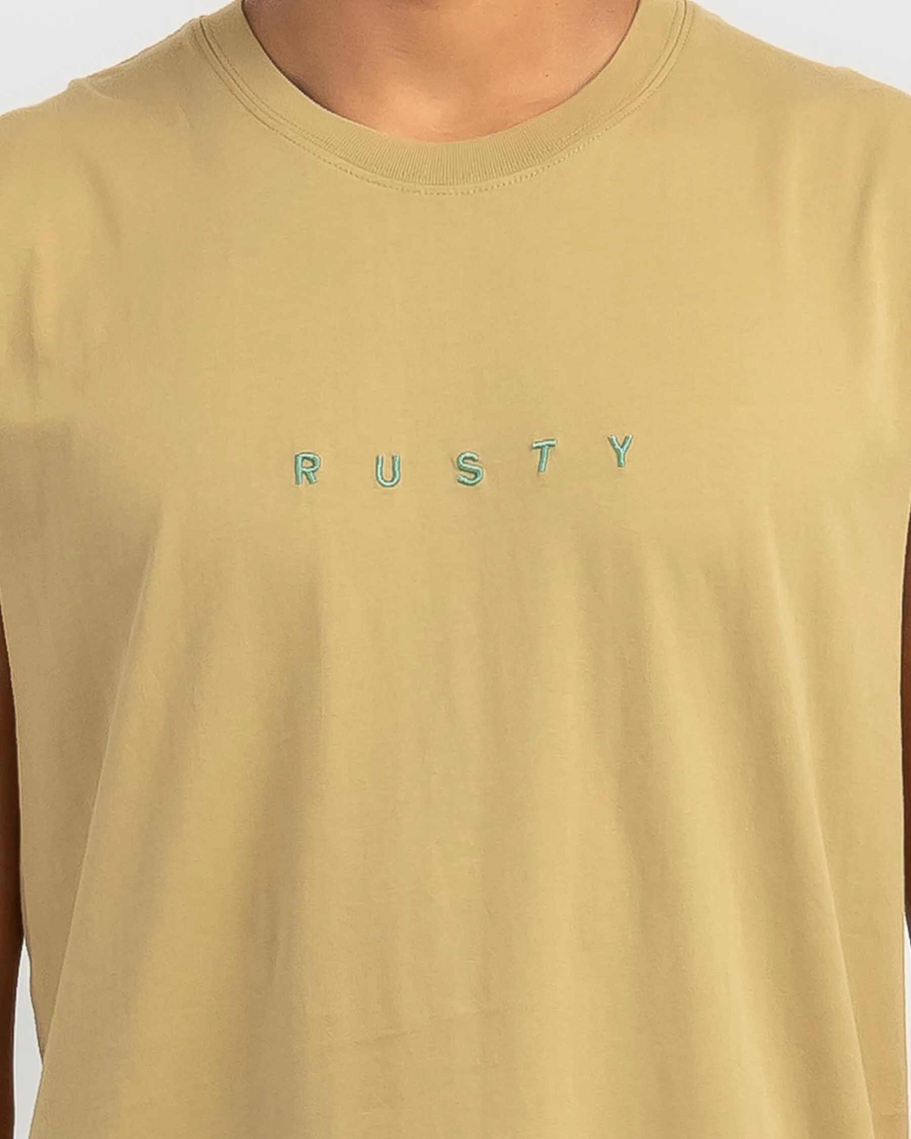 Rusty Short Cut Muscle Tank