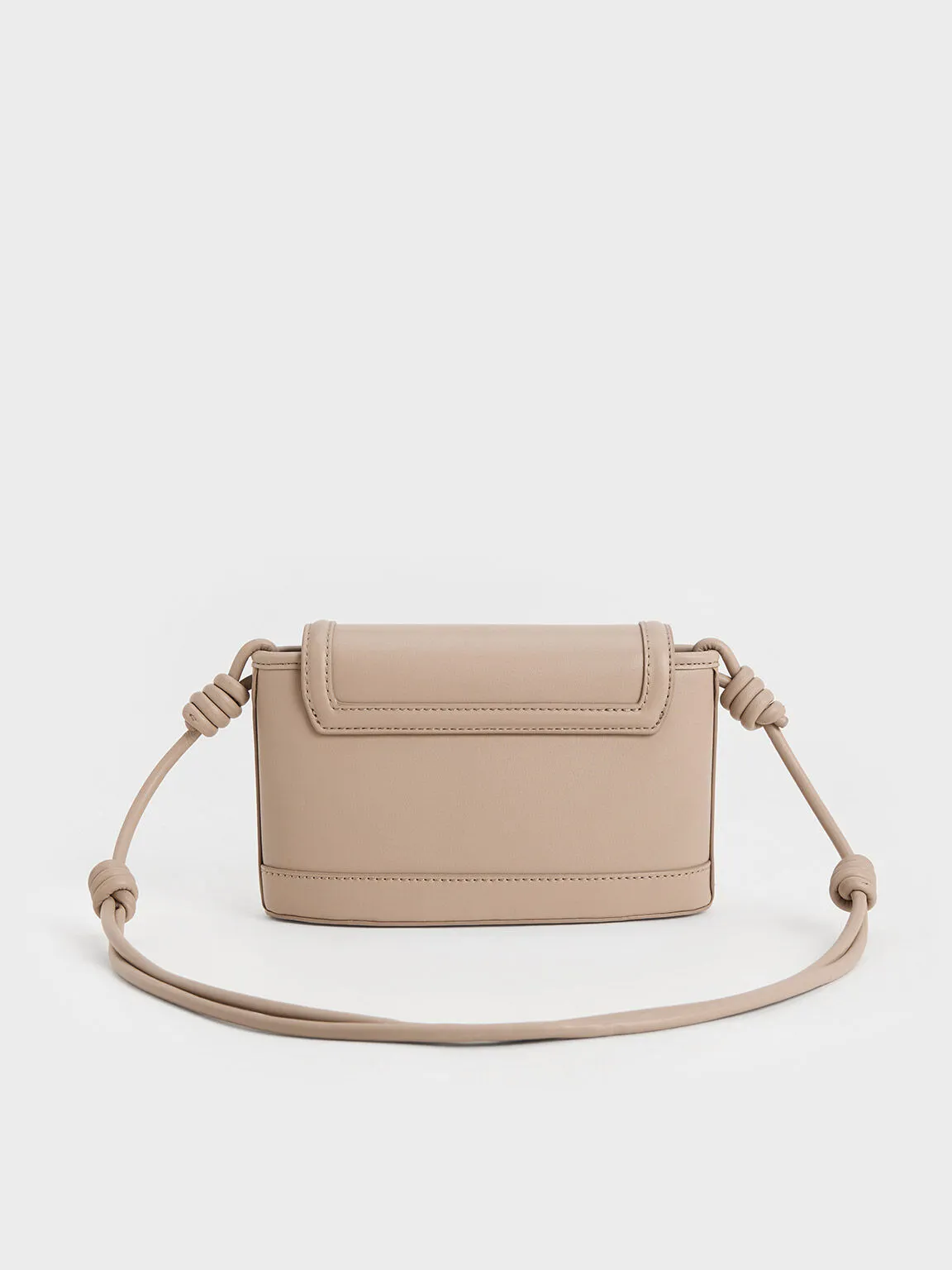 Sabine Knotted-Strap Bag - Taupe