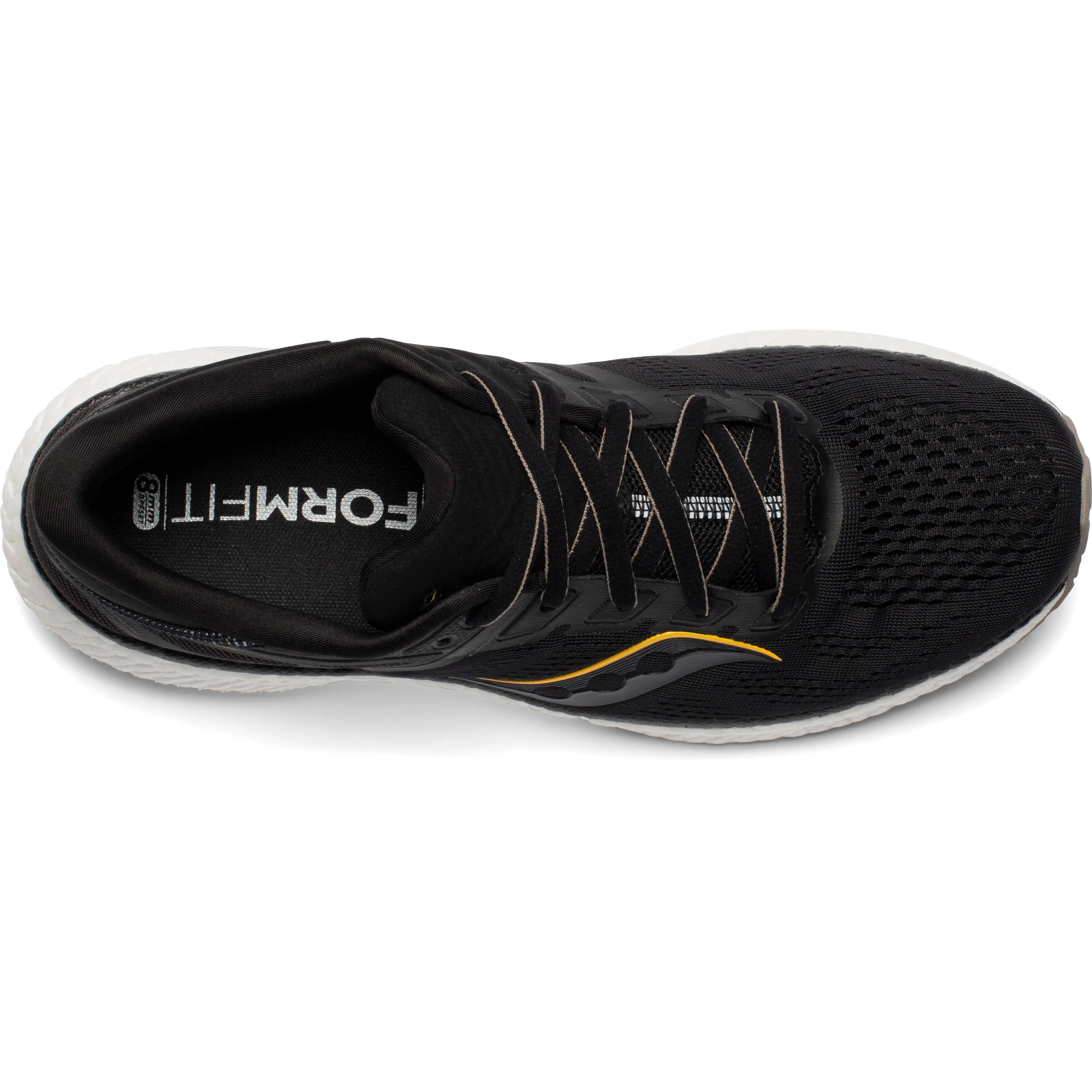 Saucony Men's Hurricane 23 Black/Vizigold | Buy Saucony Men's Hurricane 23 Black/Vizigold here | Outnorth