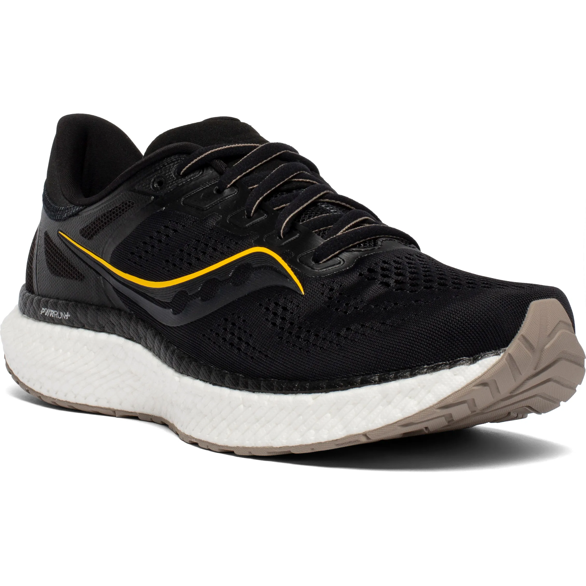 Saucony Men's Hurricane 23 Black/Vizigold | Buy Saucony Men's Hurricane 23 Black/Vizigold here | Outnorth