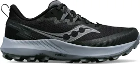 Saucony Men's Peregrine 14 Wide Black | Buy Saucony Men's Peregrine 14 Wide Black here | Outnorth