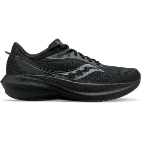 Saucony Men's Triumph 21 Triple Black | Buy Saucony Men's Triumph 21 Triple Black here | Outnorth