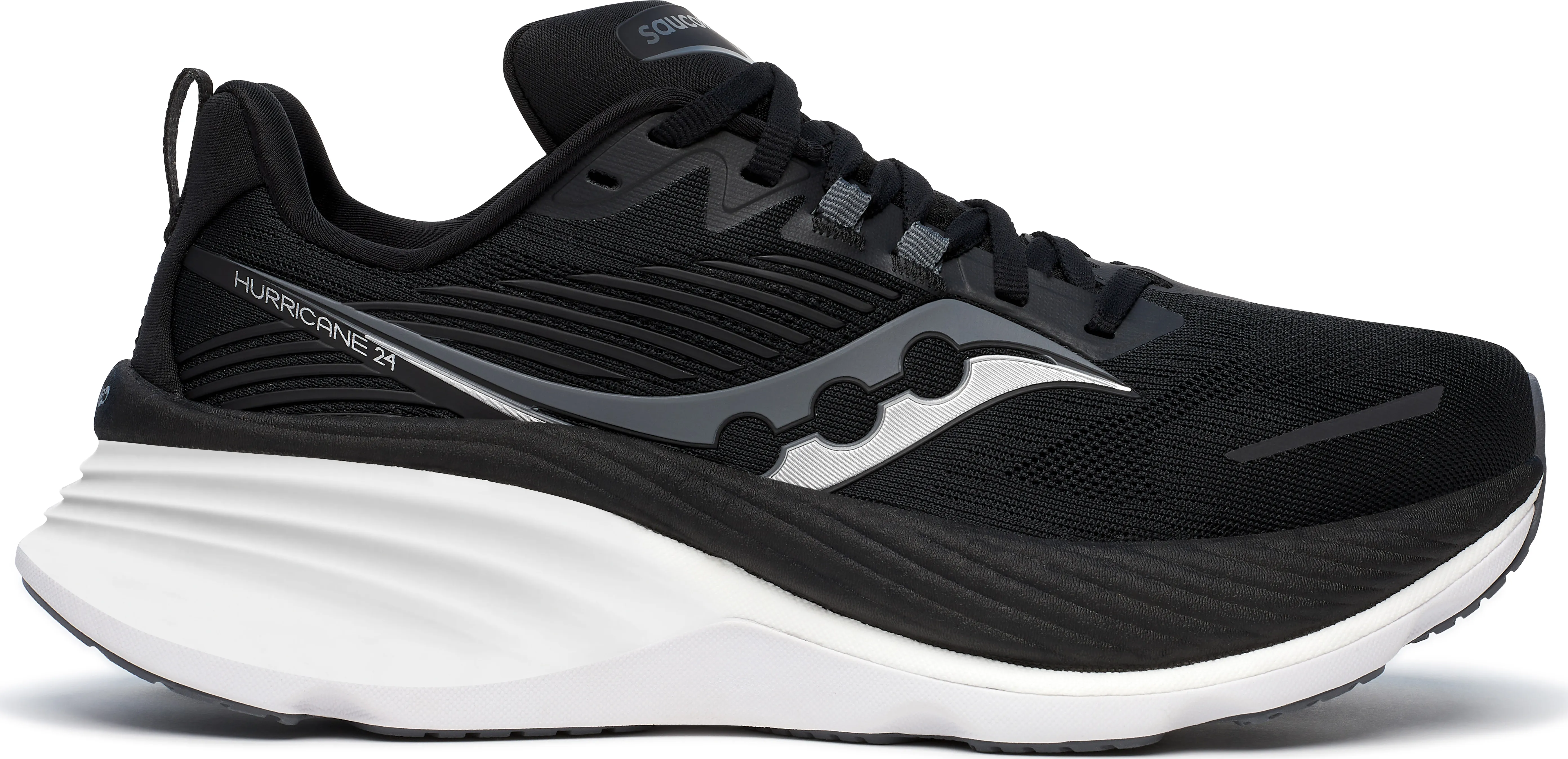 Saucony Women's Hurricane 24 Wide Black | Buy Saucony Women's Hurricane 24 Wide Black here | Outnorth