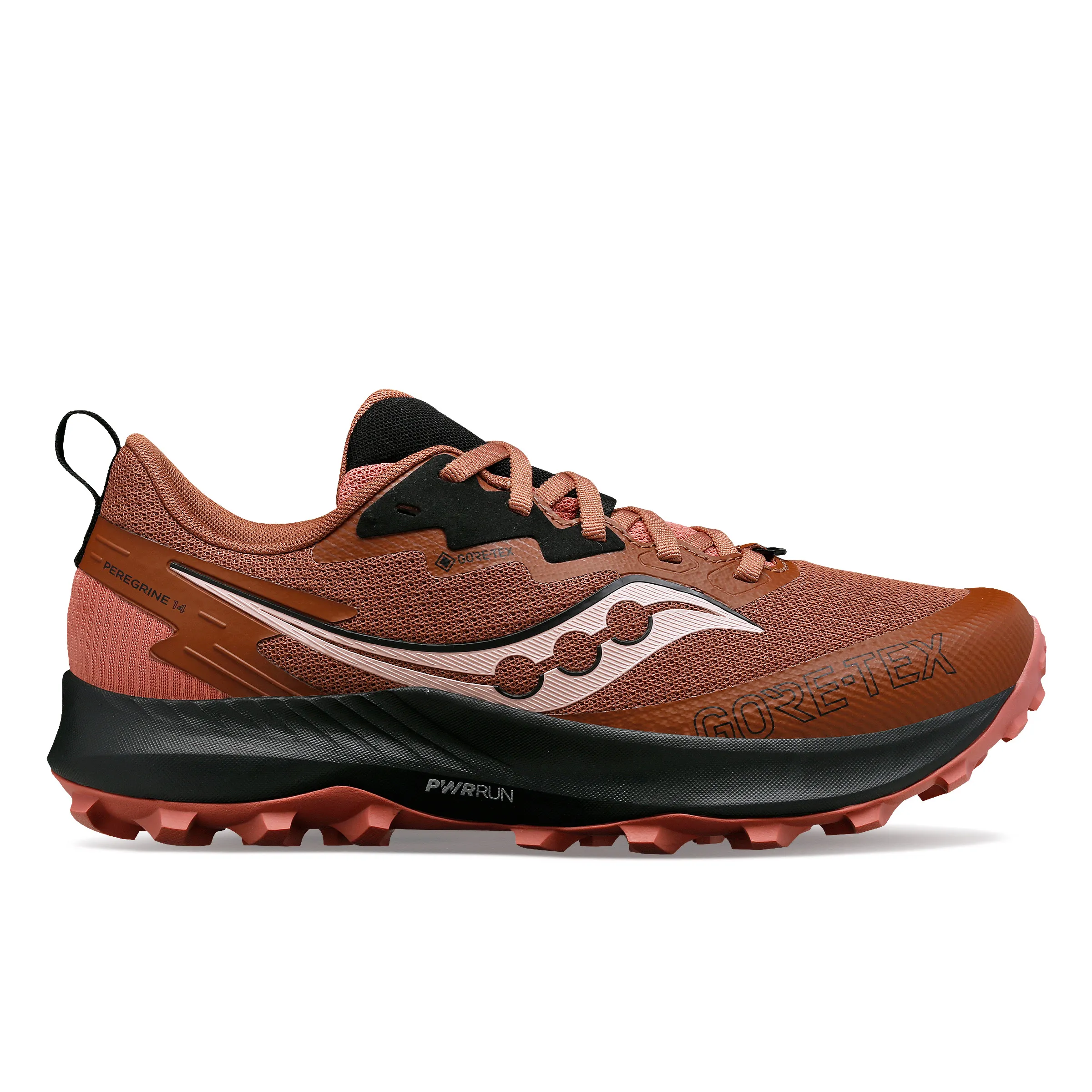 Saucony Women's Peregrine 14 GORE-TEX Clove/Black | Buy Saucony Women's Peregrine 14 GORE-TEX Clove/Black here | Outno