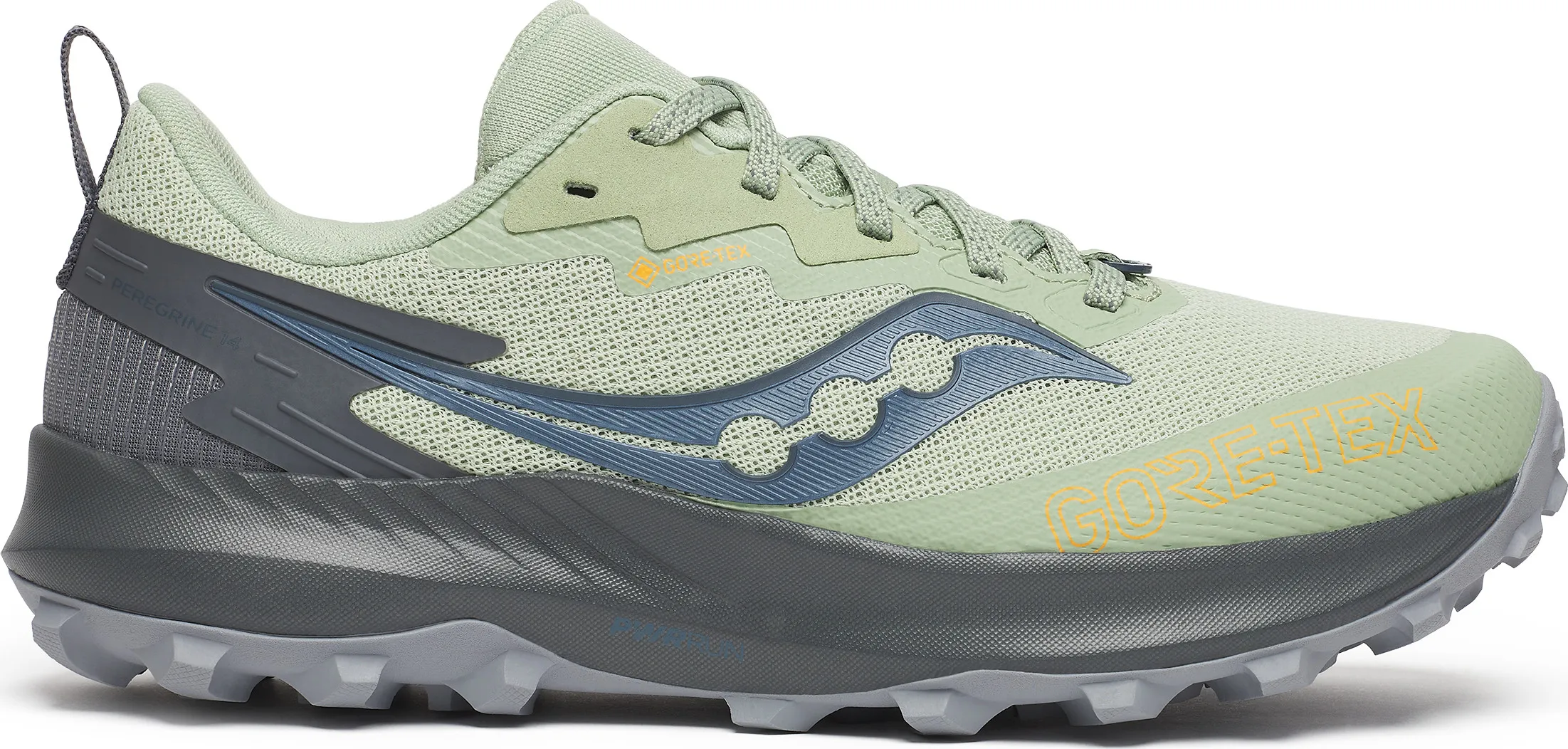 Saucony Women's Peregrine 14 GORE-TEX Sage/Carbon | Buy Saucony Women's Peregrine 14 GORE-TEX Sage/Carbon here | Outno