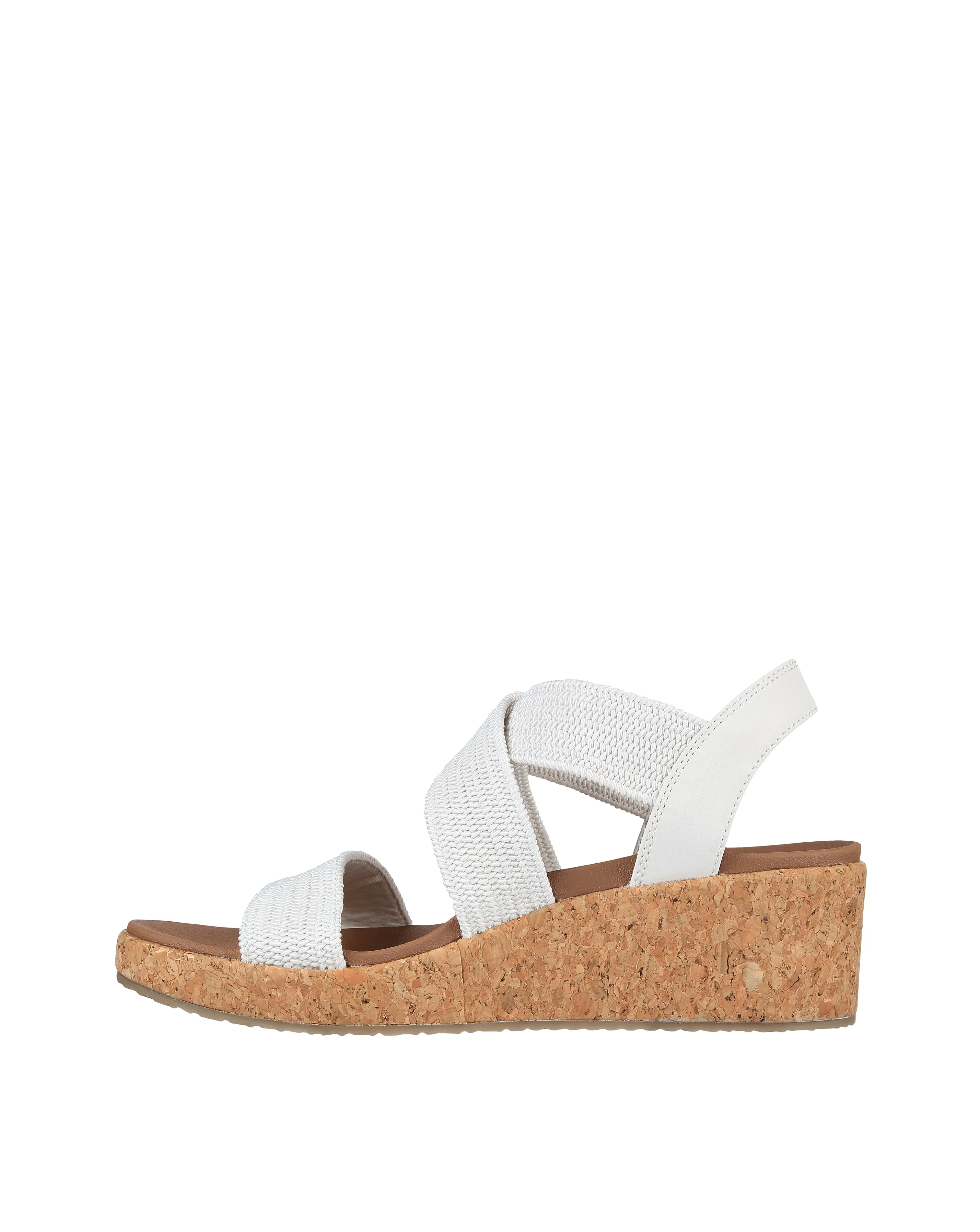 Skechers Wide Fit Beverlee Arch Fit Love Stays Wedge Sandals