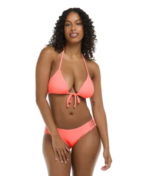 Smoothies Dita Triangle Bikini Top D - Coral