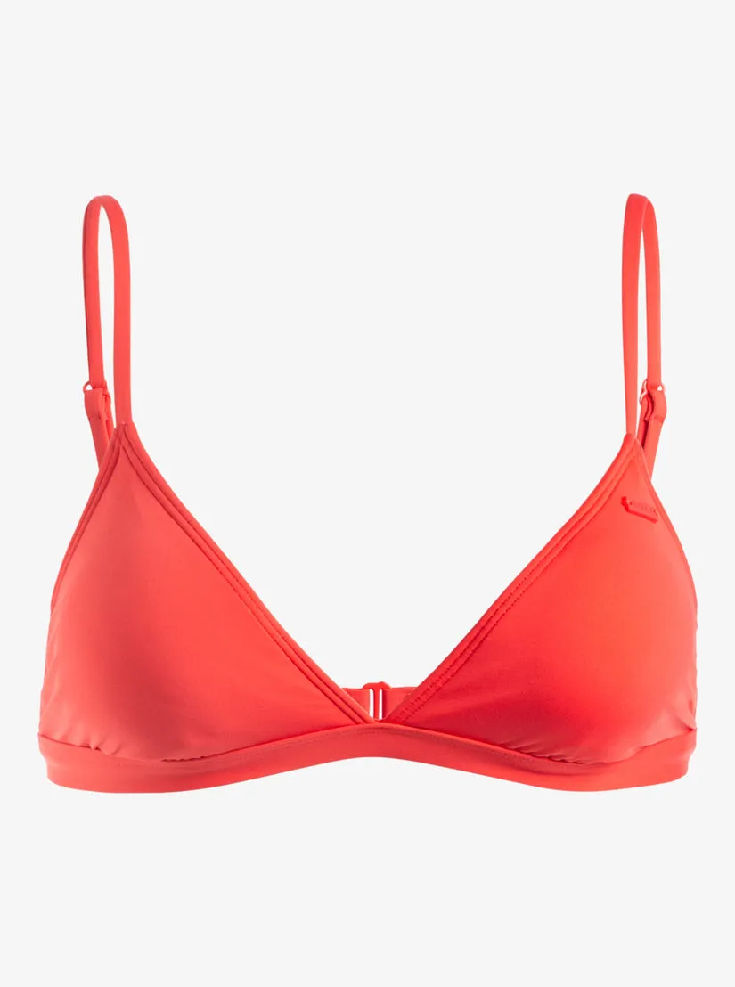 Solid Beach Classics Fixed Triangle Bikini Top