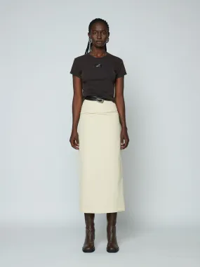 Sophia Maxi Skirt - Bone