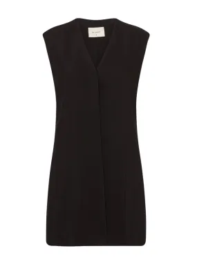 St Agni Oversized Vest - Black