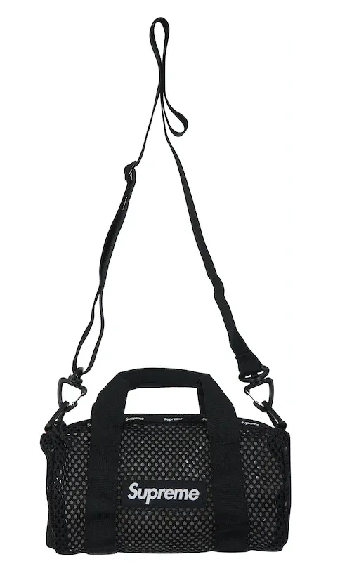 Supreme Mesh Mini Duffle Bag Black