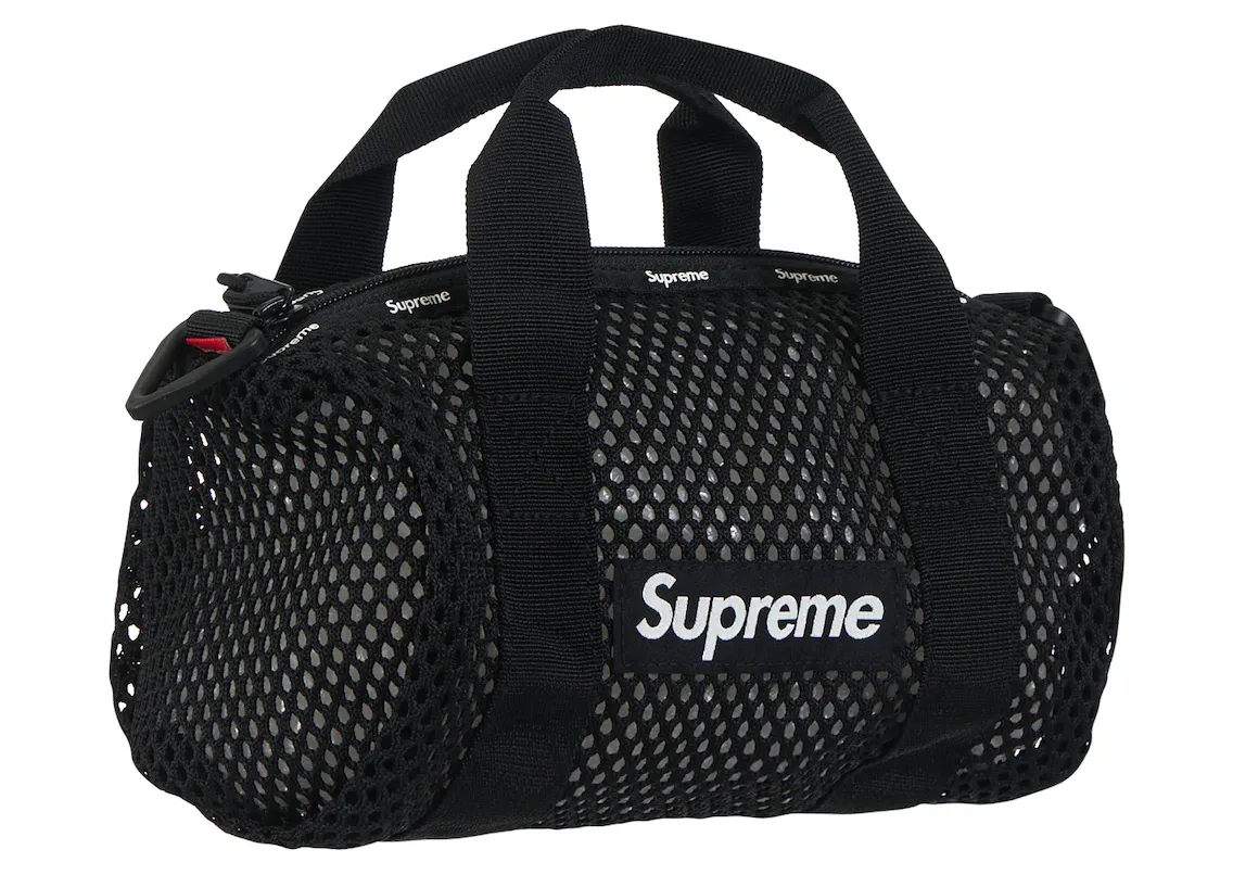 Supreme Mesh Mini Duffle Bag Black