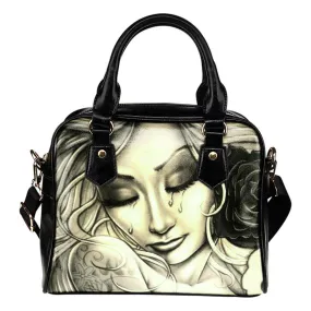 Tears Ladies Leather Shoulder Bag