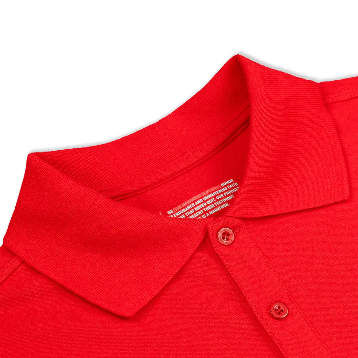 TMC Flag (1 inch) Polo - Red