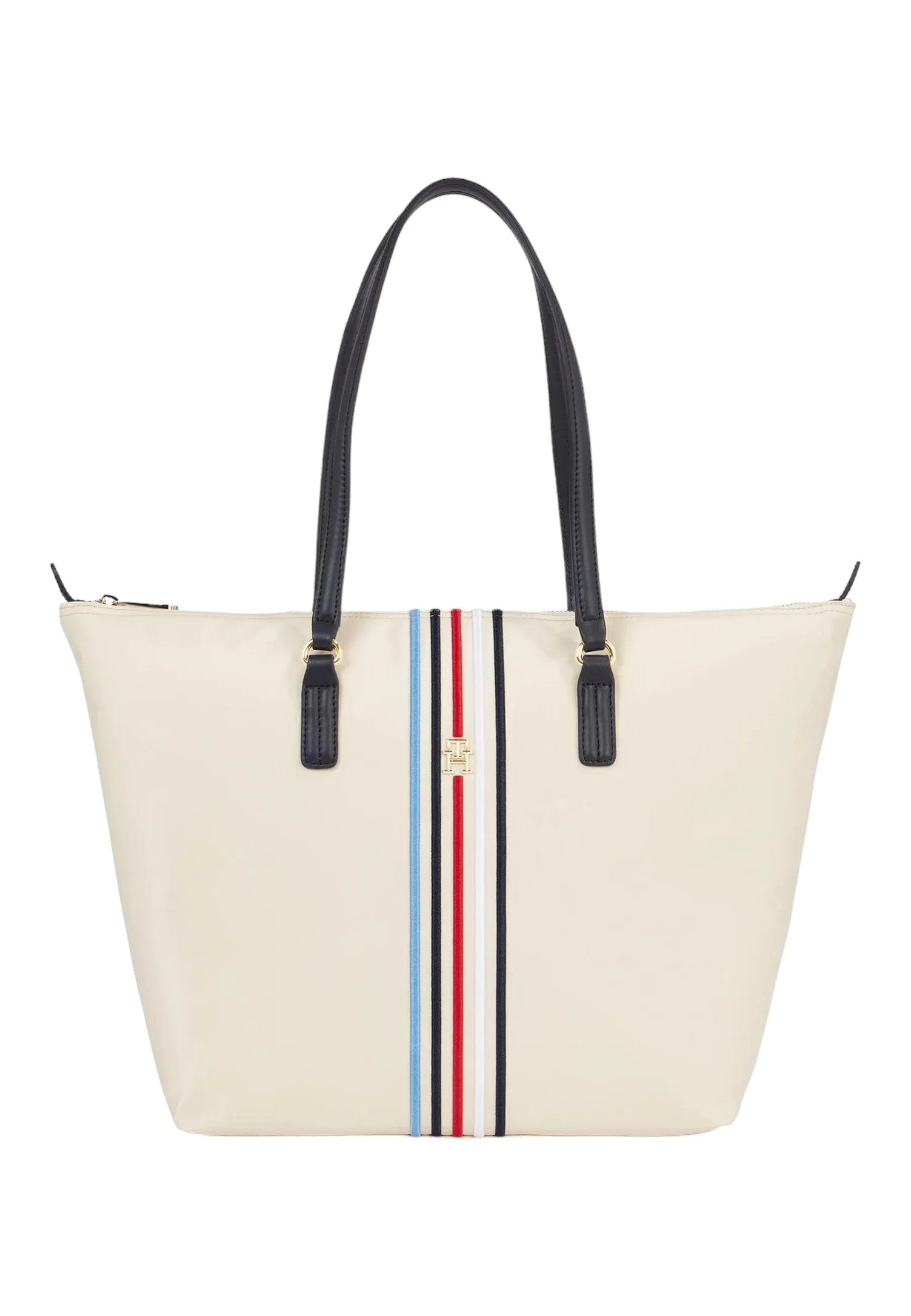 TOMMY HILFIGER Poppy Borsa Tote Donna Cream AW0AW15981